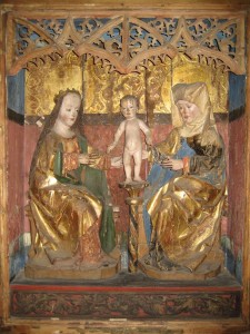Vor der Restaurierung: Der Altarschrein aus Grünlichtenberg, gefertigt um 1510 von einem Freiberger Meister, Stadt- und Bergbaumuseum Freiberg