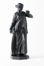 Statuette: Junge Frau im antiken Gewand, Eisenguss, Werkstatt unbekannt; 1. Hälfte 19. Jh.