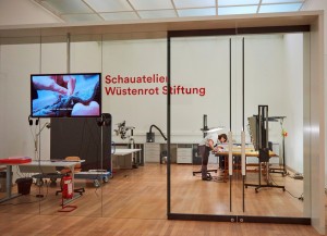 Blick in das Schauatelier Wüstenrot Stiftung der Staatsgalerie Stuttgart © Staatsgalerie Stuttgart