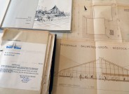 Pläne und Akten zu Schalenbauten aus den 1960er und 1970er Jahren, Foto: Müther-Archiv, Hochschule Wismar