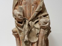 Fragmente des gotischen Paderborner Lettners nach der Restaurierung: Apostel von der Brüstung; © Diözesanmuseum Paderborn / Foto: Ansgar Hoffmann