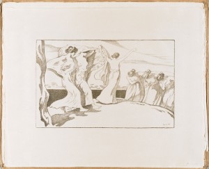 Ludwig von Hofmann Blatt aus der Mappe „Tänze“, 1905 Lithographie