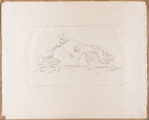 Ludwig von Hofmann, Blatt aus der Mappe „Tänze“, 1905, Lithographie