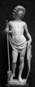 Tullio Lombardo, Schildträger, 1493/99 Carrara Marmor, Zustand vor 1945 © Staatliche Museen zu Berlin, Skulpturensammlung und Museum für Byzantinische Kunst