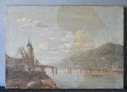 Ferdinand Kobell „Alte Brücke“ mit abgenommenem Firnis, ,Foto: Kurpfälzisches Museum Heidelberg