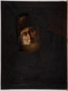 Johannes Carl Kessler, Bärtiger Kopf, Tafelbild, Portrait, 1790, Öl auf Leinwand, Copyright: Historisches Museum Frankfurt, Fotograf: Horst Ziegenfusz