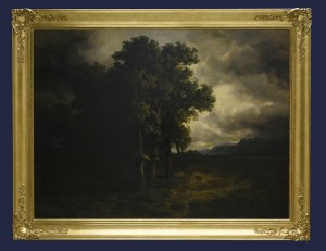 Sammlung Schletter: „Eichen im Sturm“ von Alexandre Calame, 1842, Foto: Museum der bildenden Künste Leipzig